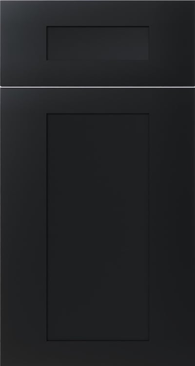 Two dark gray rectangular panels separated by a white horizontal line, minimalist design composition